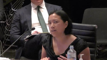 Gladys Berejiklian's senior policy adviser Sarah Lau gave evidence at a parliamentary inquiry into the grants.