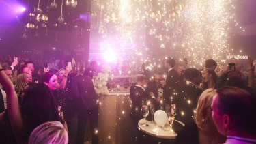 Going off: Sydney’s social swirl resumed on Wednesday night at the glamorous Moet party.