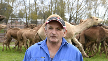 Peter Loffel has traded in camels and cattle, but he also buys horses to send to the abattoir. 
