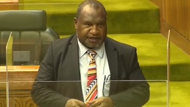 PNG Prime Minister James Marape.