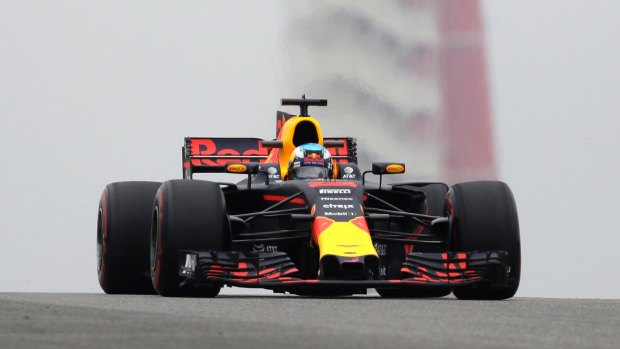 Clouded future: Daniel Ricciardo's days in the Red Bull livery could be numbered.