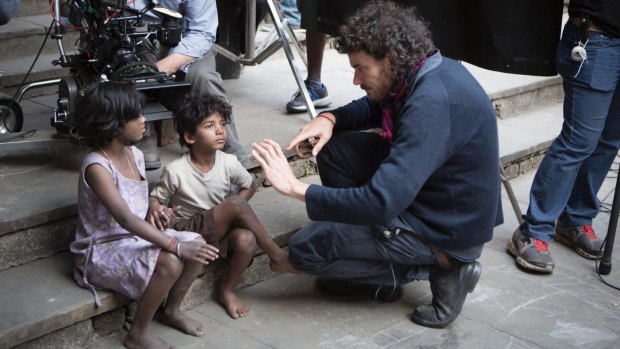 Director Garth Davis on the set of <i>Lion</i>, which has become the fifth biggest local film at the Australian box office.
