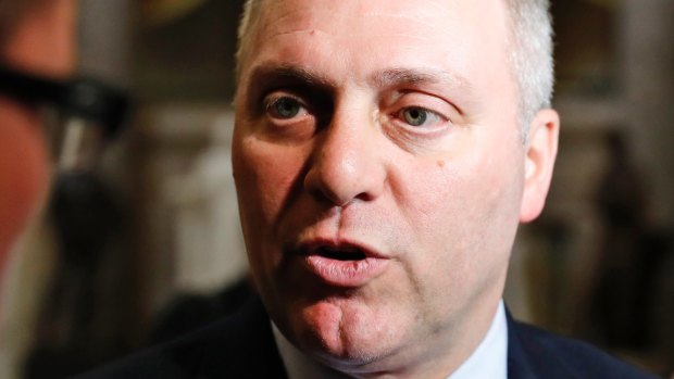 Majority Whip Steve Scalise, who was shot in Wednesday's ambush.