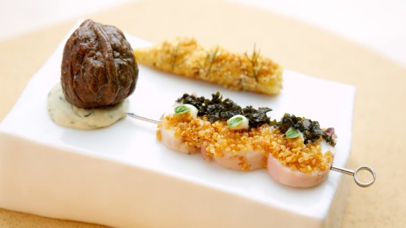 The Press Club's menu mixes Greek tradition and molecular gastronomy.