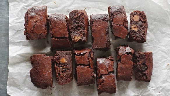 Gluten-free buckwheat brownies.