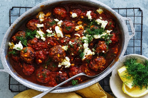 Serve these Middle Eastern meatballs hot or cold.