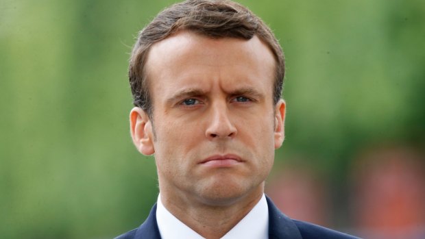 Exxier than average: French President Emmanuel Macron's large make-up bill has riled pundits. 