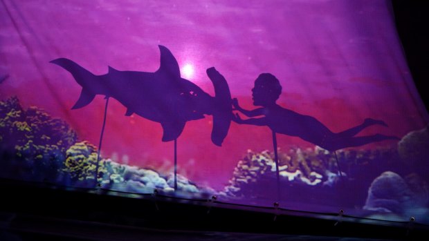 The play has a narrator and his offsider is a shadow puppeteer, making the journey easier for the audience to access.