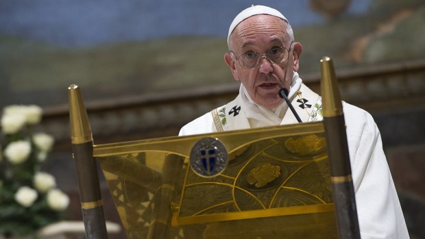 Pope Francis has described child sex abuse as a scourge.