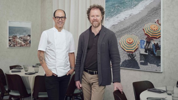 Italy's Ligurian coastline is the touchstone for chef Joseph Vargetto (left) and restaurateur David Mackintosh.