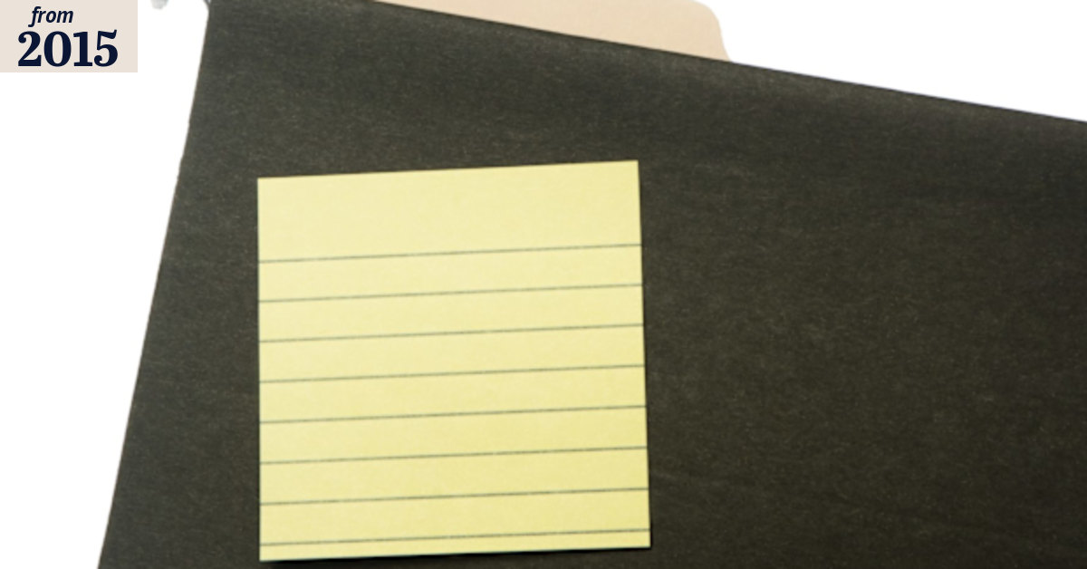 How the Post-it note helps the public service evade scrutiny
