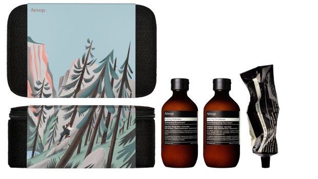 Aesop's Christmas packs are new in store.