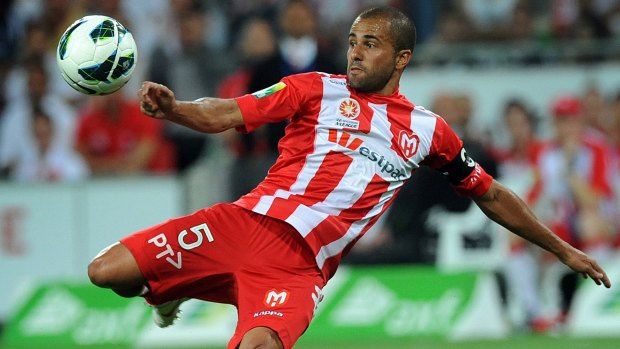 Fred scored for Melbourne City - then Heart - in the 2012 clash.