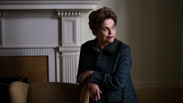 Dilma Rousseff, the impeached former president of Brazil, contrasted her ouster with her struggle against a military dictatorship in the 1970s. 