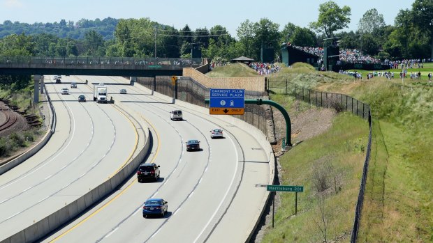 "When they asked for an honest exit interview, I gave them one," Michael Stuban said. He worked for the Pennsylvania Turnpike (pictured) Commission for 35 years. 