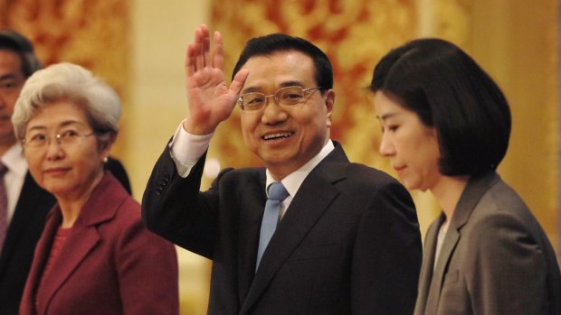 "No one wants to see chaos on their doorstep": Li Keqiang  urged a de-escalation of tensions on the Korean Peninsula.