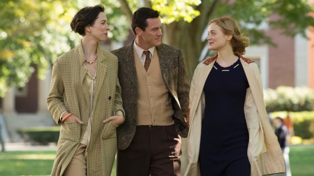 Mutual attraction: (from left) Rebecca Hall as Elizabeth Marston, Luke Evans as William Marston and Bella Heathcote as Olive Byrne.