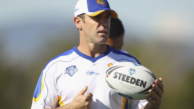 Contender: Brad Fittler shapes as the man most likely to take over the Blues' coaching reins.