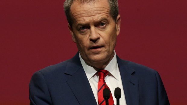 Speaking out: Bill Shorten.