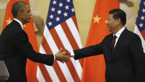 The new power generation: US President Barack Obama and Chinese President Xi Jinping at the end of their news conference in Beijing.