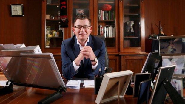 Daniel Andrews says his government is "setting a cracking pace".