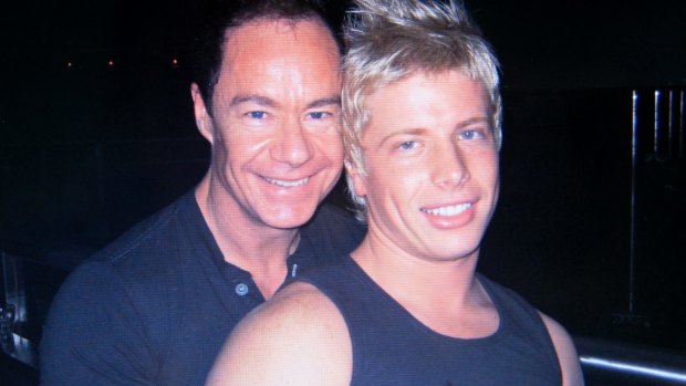 Matthew Leveson (right) with Michael Atkins.