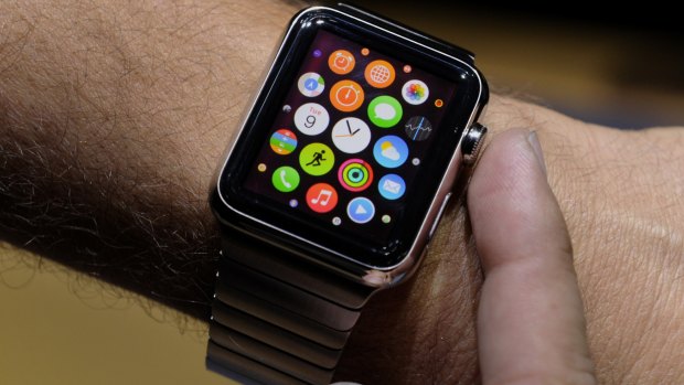 Watch wrists: The Apple watch is one of many so-called smart timepieces trying to attract consumer interest. 