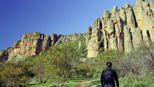 Mount Arapiles, in Victoria's west,  is a popular destination for climbers.