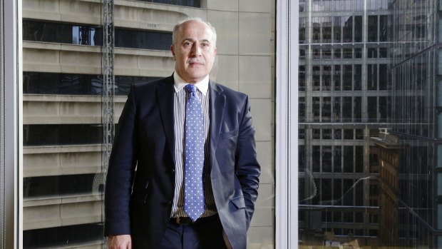 Findex boss Spiro Paule at the company's Sydney office. Findex has been fined for potentially misleading advertising. 