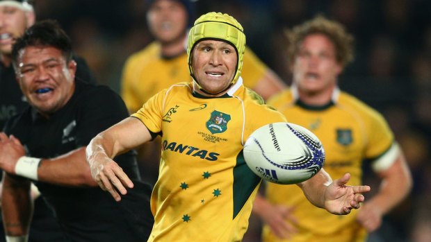 Preaching for the conversions: Matt Giteau could take over kicking duties from five-eighth Bernard Foley.
