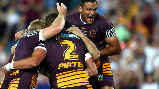 Stepping up: Justin Hodges.