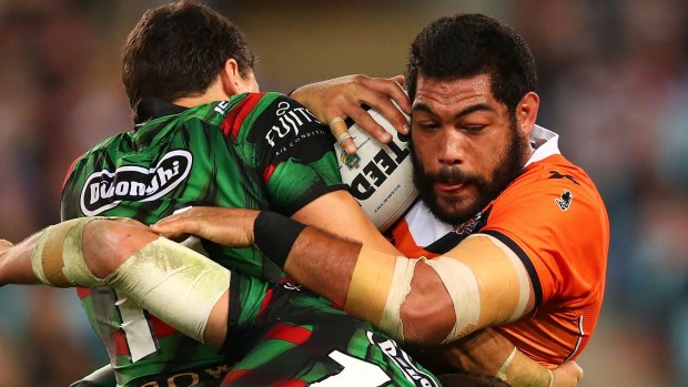 Heading north: Wests Tigers have released Adam Blair.