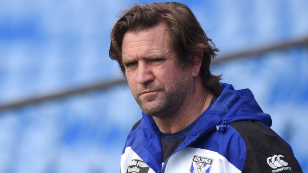 Sacked: Des Hasler took the Bulldogs to two grand finals in six years.