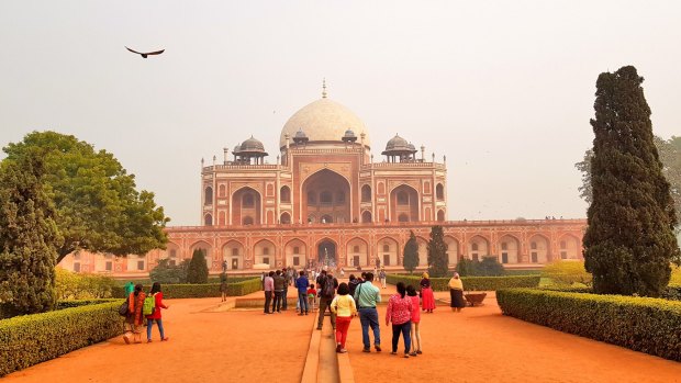 Mughal Emperor Humayun tomb was commissioned by his wife Bega Begum in 1569-70, designed by Persian architect Mirak Mirza. Many Mughal rulers lie buried here.