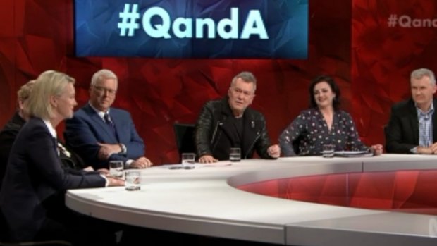 The panel on Monday night's Q&A.