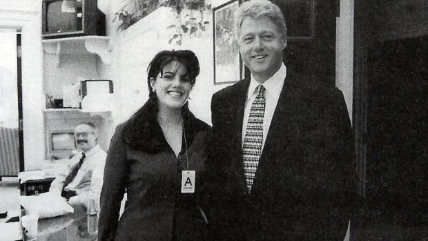 President Clinton and White House intern Monica Lewinsky.