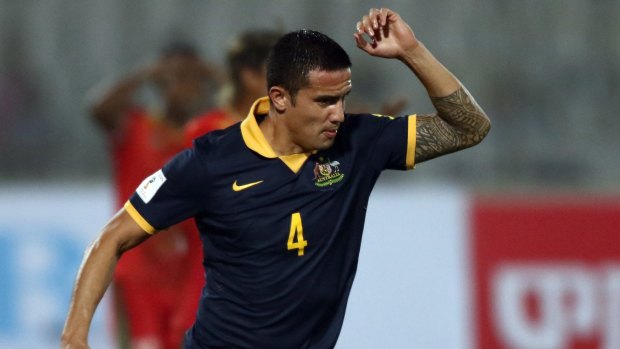 Record speaks for itself: Socceroos talisman Tim Cahill has no plans to step down from the national team.