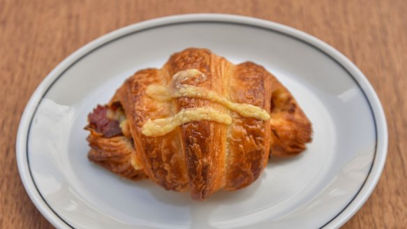 Pastrami and cheese danish.