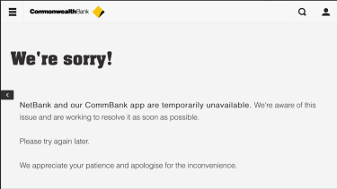 Commbank And Netbank Down Commonwealth Bank Customers Take To