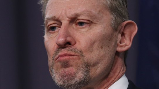 Chief statistician David Kalisch addresses media about the census outage.