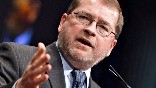 Anti-tax activist Grover Norquist was instrumental in forcing the US government shutdown of 2013.
