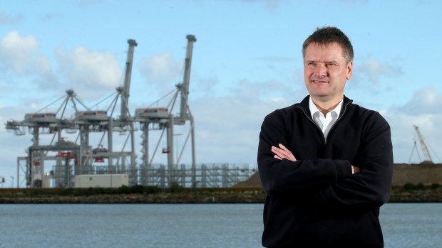 Victorian International Container Terminal chief executive Anders Dommestrup.