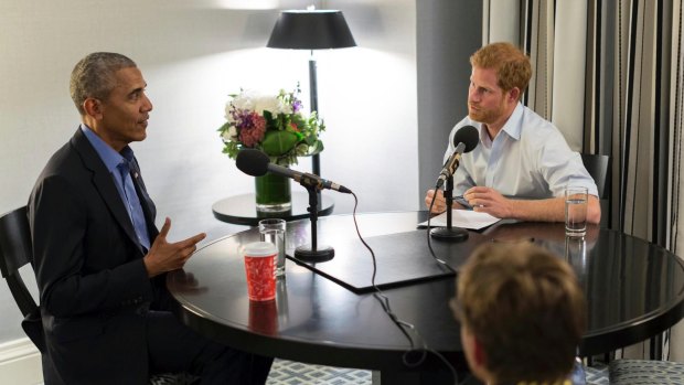 Prince Harry interviewed Obama during the Invictus Games in Canada in September.