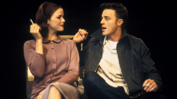 Eloise Oxer and Nathaniel Dean in the Sydney Theatre Company production of <i>The One Day of the Year</i>, by Alan Seymour.