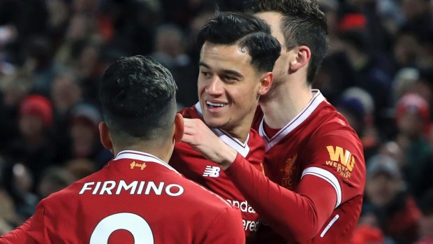 Always gives 100 per cent: Philippe Coutinho never played better for the Reds than between September and December, after being denied a summer move.