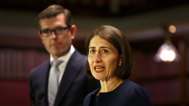 NSW Premier Gladys Berejiklian and Treasurer Dominic Perrottet.