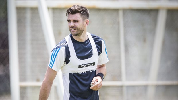 Raring to go: Jimmy Anderson is doing his homework on the hosts.