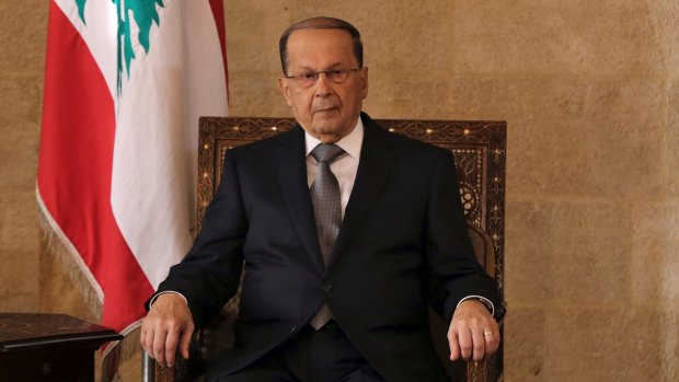 New Lebanese President Michel Aoun.