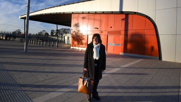 Red Cross nurse Kim Kovac says demand for car parks will only grow at Leppington.  