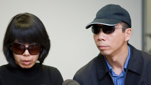 Robert Xie and his wife Kathy in 2009.